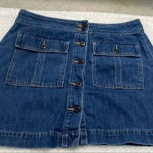 GAP Dark Blue Denim Skirt